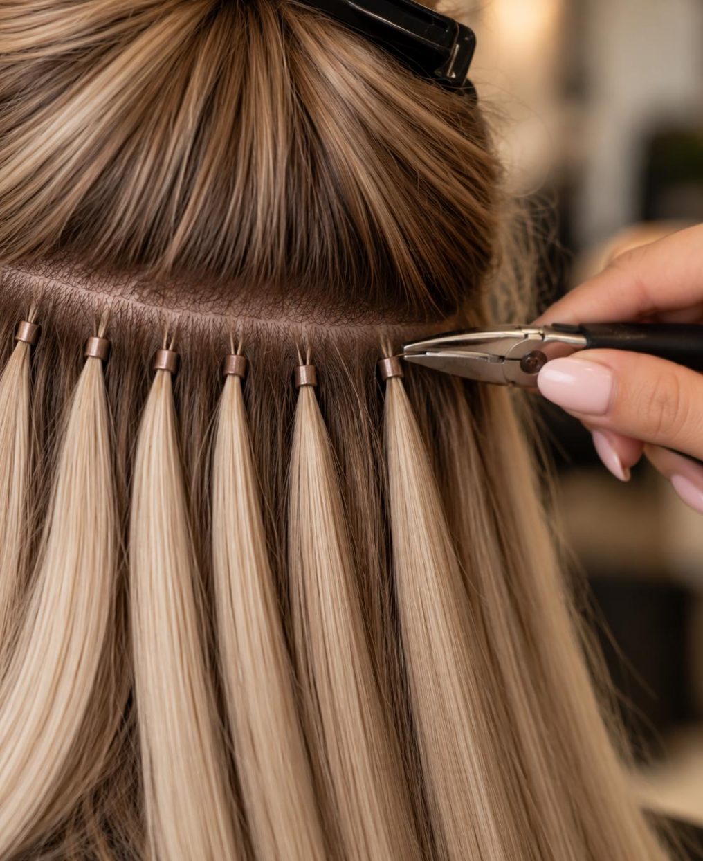 Haarextensions aanbrengen bij By Imogen Bergen